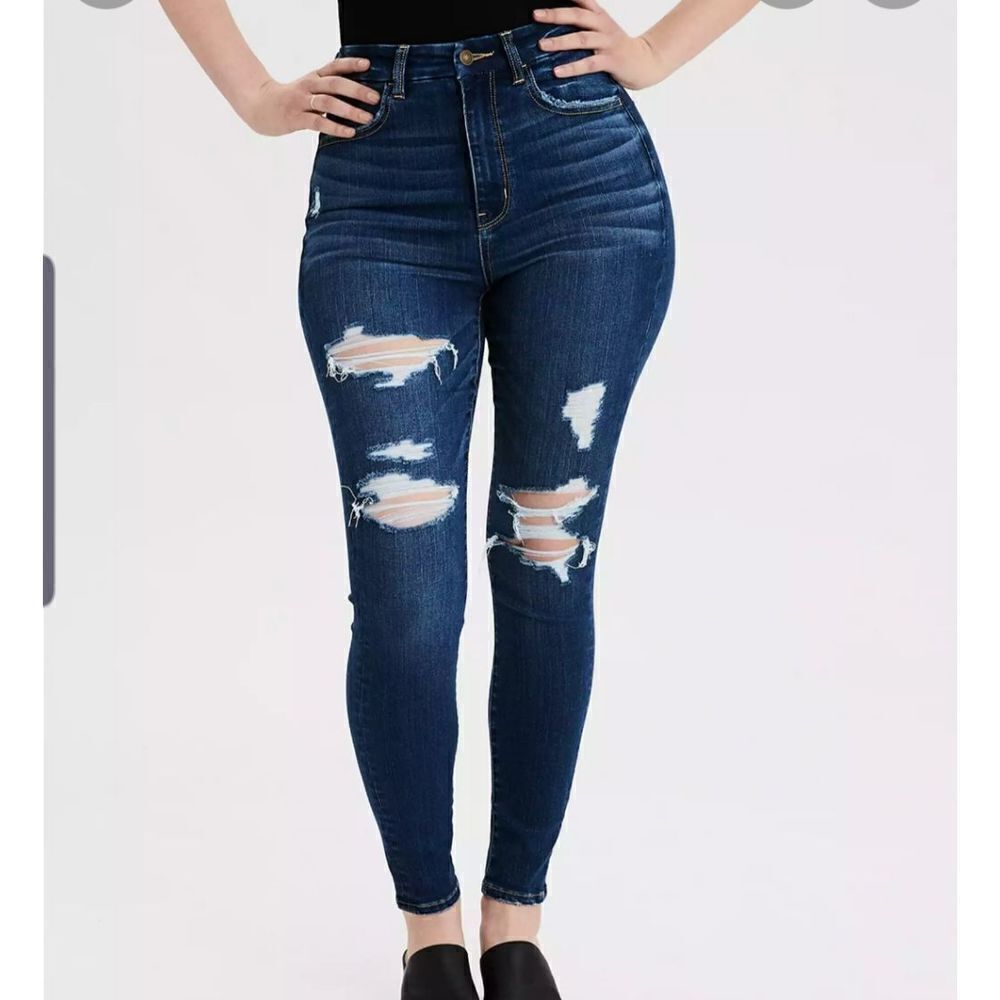 American Eagle curvy high rise jeggings sz 6